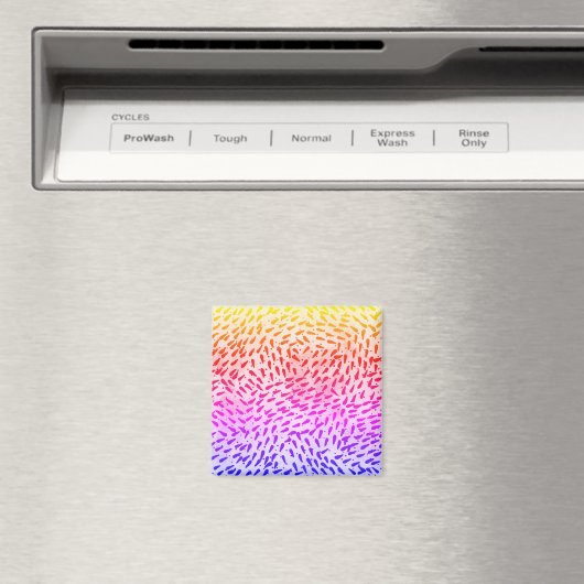 Aimant Points colorés Abstraits (In Situ (Lave-vaisselle))