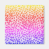 Aimant Points colorés Abstraits (Devant)