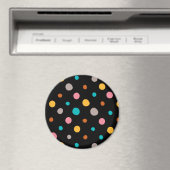Aimant Points d'aquarelle multicolores 2 (In Situ (Lave-vaisselle))