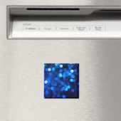 Aimant Points de lumière bleue abstraits (In Situ (Lave-vaisselle))