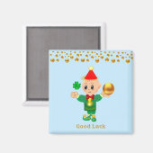 Aimant Points Elf et Gold de bonne chance (Recto/Verso)