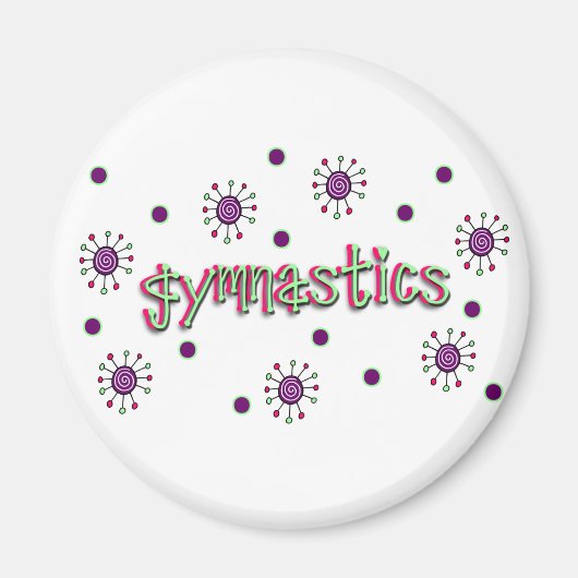 Aimant Points solaires de gymnastique (Devant)