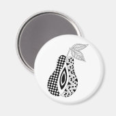 Aimant poire à motifs fractionnés (Recto/Verso)
