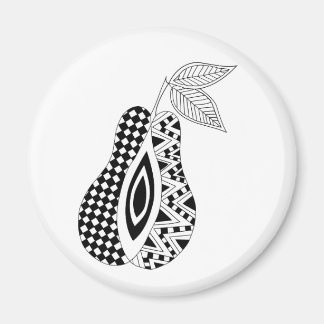 Aimant poire à motifs fractionnés