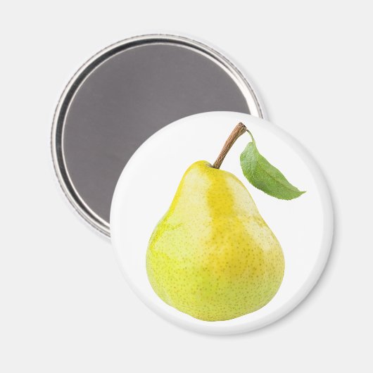 Aimant Poire jaune (Recto/Verso)