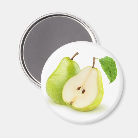 Aimant Poires vert jaune (Recto/Verso)