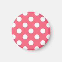 Pois blancs sur corail