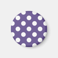 Pois blancs sur ultra violet