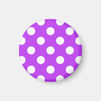 Pois blancs sur violet clair