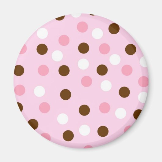 Aimant Pois Brown et roses (Devant)