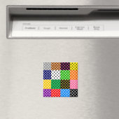 Aimant Pois de surfaces composées multicolores (In Situ (Lave-vaisselle))