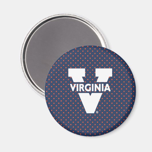 Aimant Pois de Virginia Cavaliers (Recto/Verso)