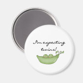 Aimant Pois en Pod Attente de jumeaux (Recto/Verso)