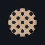 Aimant Pois noirs sur beige<br><div class="desc">Pois noirs sur beige</div>