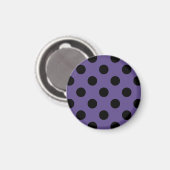 Aimant Pois noirs sur ultra violet (Recto/Verso)