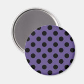 Aimant Pois noirs sur ultra violet (Recto/Verso)