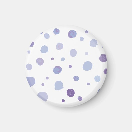 Aimant pois peint à la main (Devant)