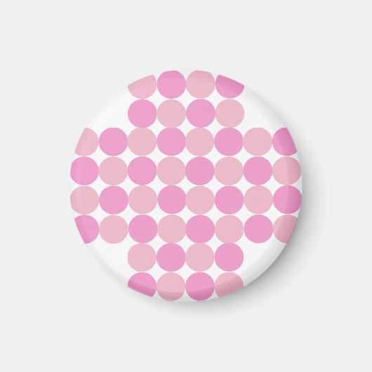 Aimant Pois rose (Devant)