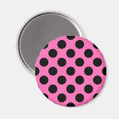 Aimant Pois roses chauds (Recto/Verso)
