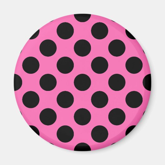 Aimant Pois roses chauds (Devant)
