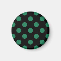 Pois vert et noir