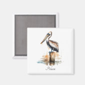 Aimant Poise du Pélican (Recto/Verso)