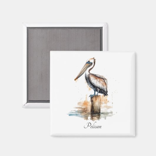Aimant Poise du Pélican (Recto/Verso)