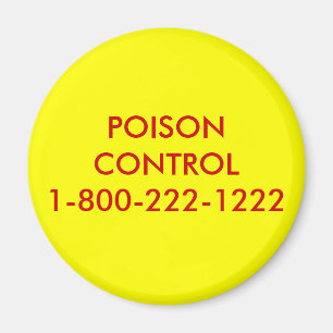AIMANT POISON CONTROL1-800-222-1222
