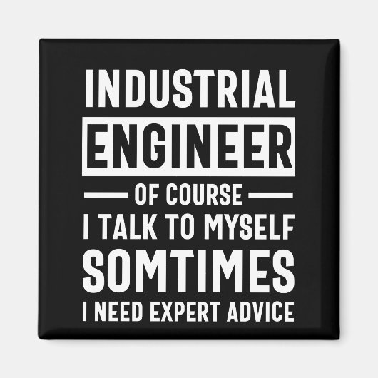 Aimant Poison de Funny Industrial Engineer (Devant)