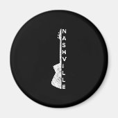 Aimant Poison de Nashville Guitar Country Music Lovers (Devant)