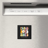 Aimant Poison de Peace Love Hope Brain (In Situ (Lave-vaisselle))