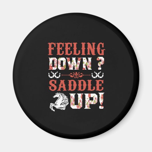 Aimant Poison d'Equestrian | Feeling Down Saddle Up (Devant)