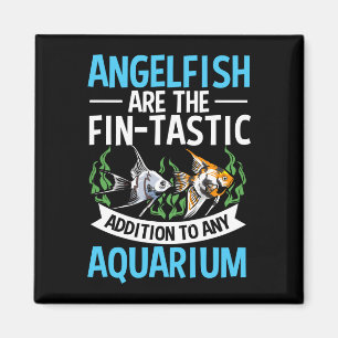 Aimant Poisson ange mignon homme propriétaire de poisson