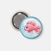 Aimant Poisson Bisou (Recto/Verso)
