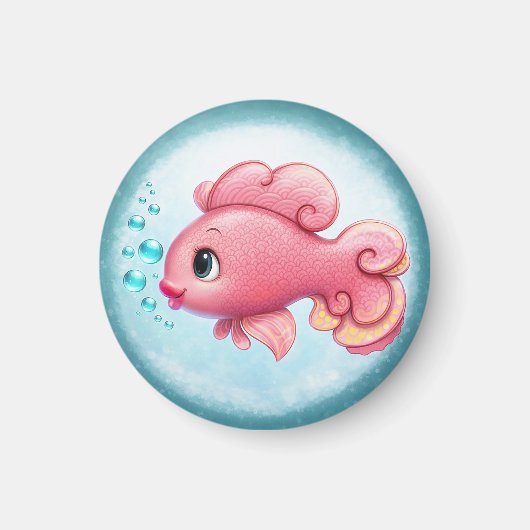 Aimant Poisson Bisou (Devant)