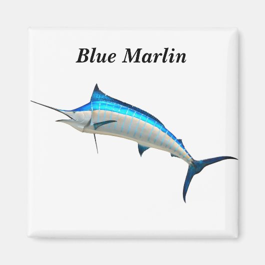 Aimant Poisson Blue Marlin (Devant)