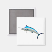 Aimant Poisson Blue Marlin (Recto/Verso)