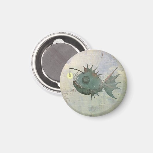 Aimant Poisson canneur (Recto/Verso)