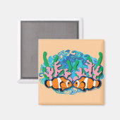 Aimant Poisson clown (Recto/Verso)