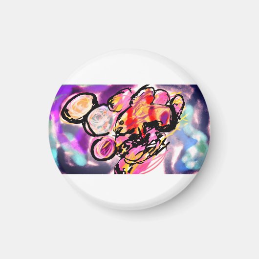Aimant Poisson clown gemme (Devant)
