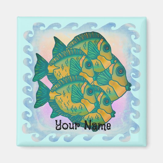 Aimant Poisson de pluie (Devant)