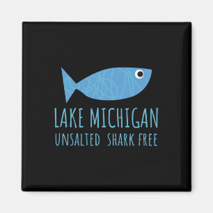 Aimant Poisson des Grands Lacs du lac Michigan non salé s