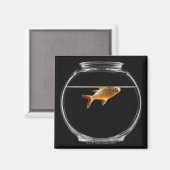 Aimant Poisson d'or dans le bol 2 (Recto/Verso)