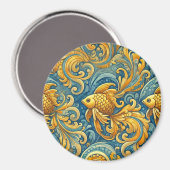 Aimant Poisson d'or, Design (Recto/Verso)