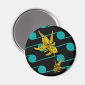 AIMANT POISSON D'OR TRANQUILLE (Recto/Verso)