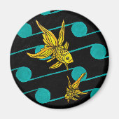 AIMANT POISSON D'OR TRANQUILLE (Devant)