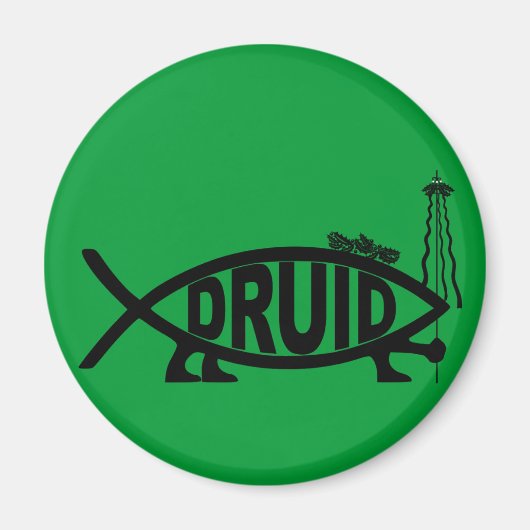 Aimant Poisson druide (Devant)