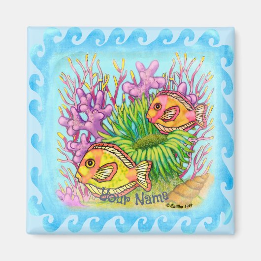 Aimant Poisson en plongée (Devant)