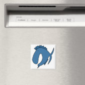 Aimant Poisson fantaisiste bleu (In Situ (Lave-vaisselle))