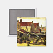 Aimant Poisson Grange de séchage par Vincent van Gogh (Recto/Verso)